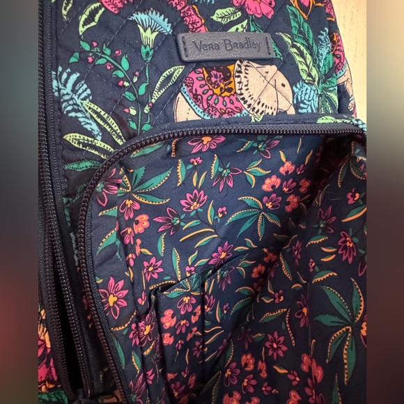 Vera Bradley Sling Backpack Kerala Elephants NWT - Picture 3 of 3